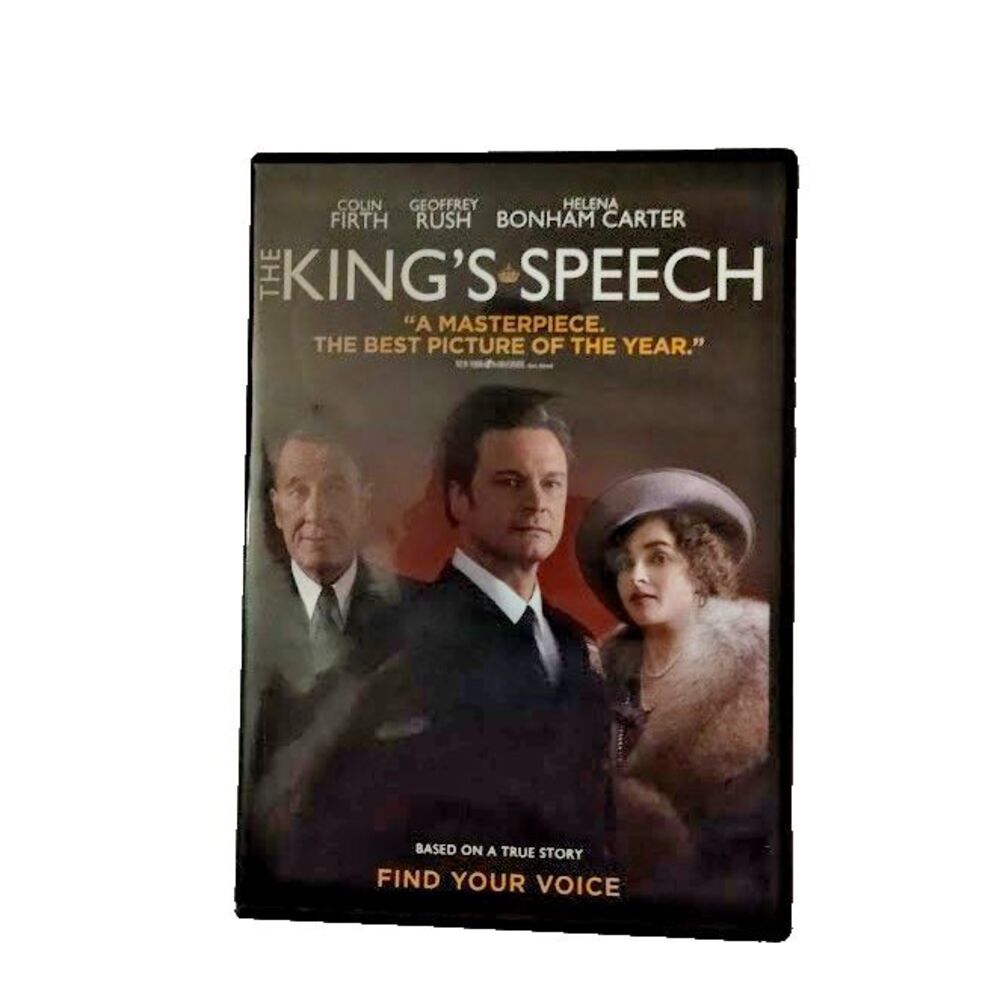 The King's Speech Biography DVD Movie 2011 Drama Colin Firth Geoffrey Rush